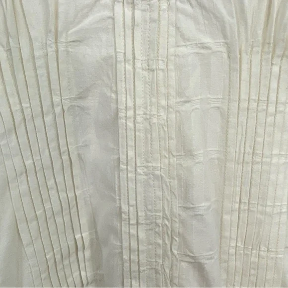 Free People NEW Ivory Tie Back Cotton Ezra Midi Dress NWT Size 6 - Picture 10 of 14